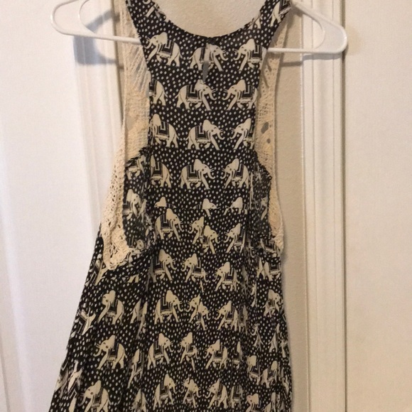 Rayon elephant print dress - Picture 2 of 5